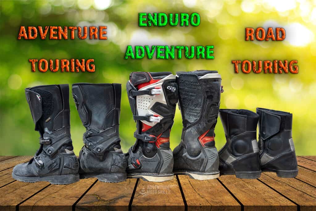 ADV motorcycle riding boots