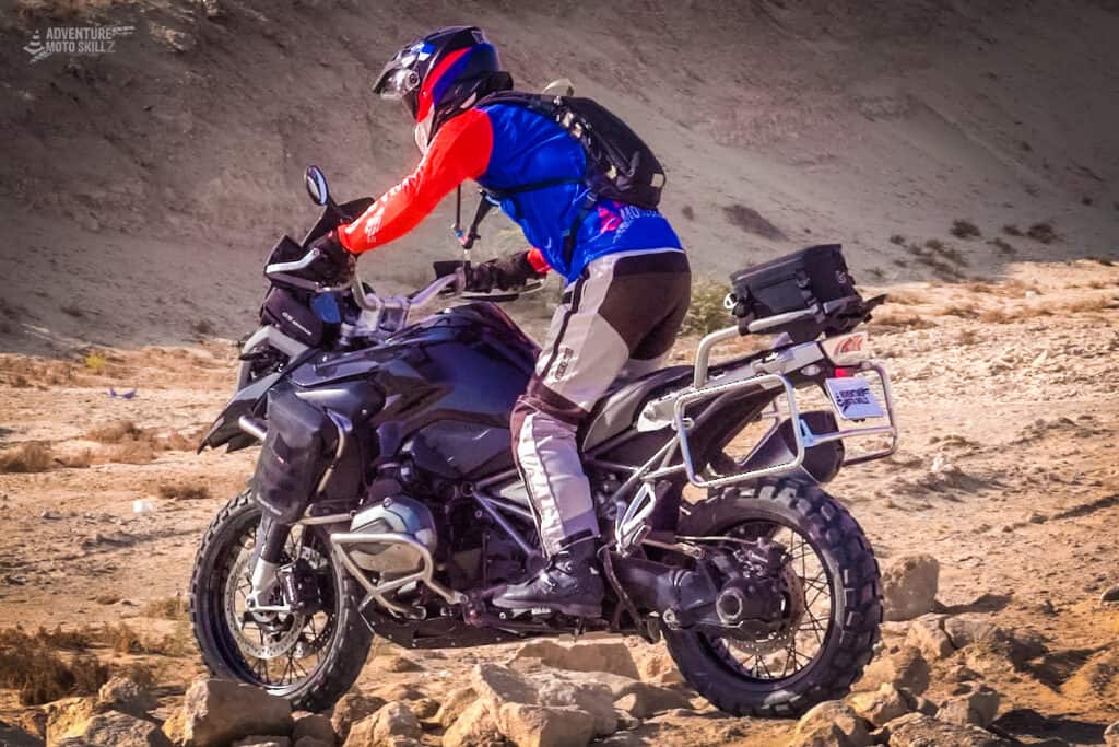 BMW R1200GS riding off-road