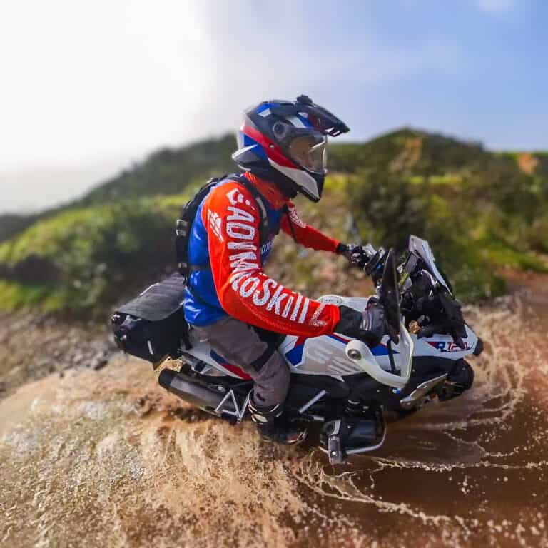 Dialing in Body Position for Water Crossings on an ADV Motorcycle