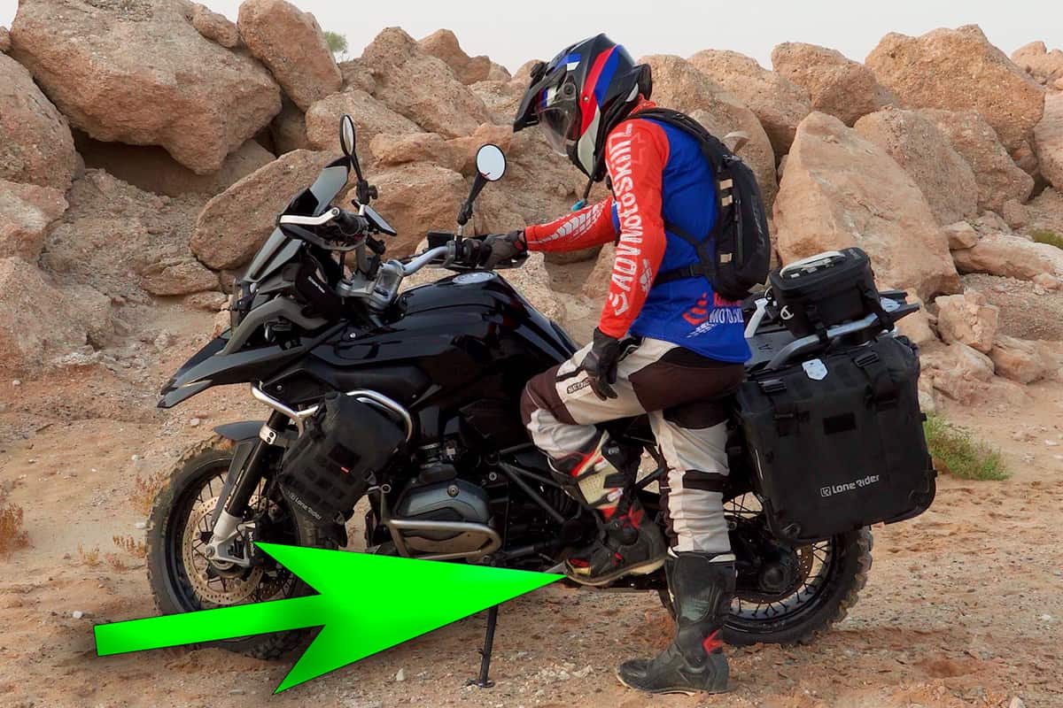 How to Mount an ADV Motorcycle OffRoad ADVMotoSkillZ